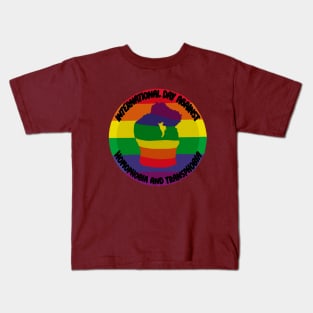 image International​ day​ against homophobia and​ Transphobia rainbow A rainbow of love and acceptance Kids T-Shirt